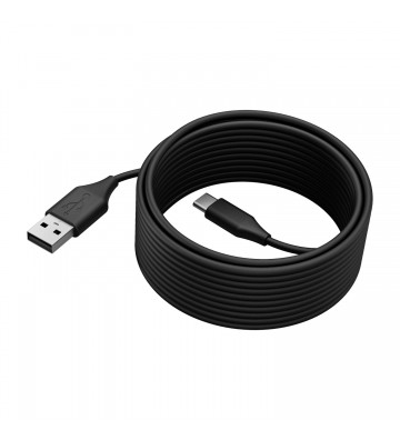 Jabra 14202-11 USB-kabel 5 m USB 2.0 USB C USB A Sort
