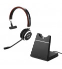 Jabra Evolve 65 Headset Kabel & trådløs Opkald musik USB Type-A Bluetooth Opladningsstativ Sort