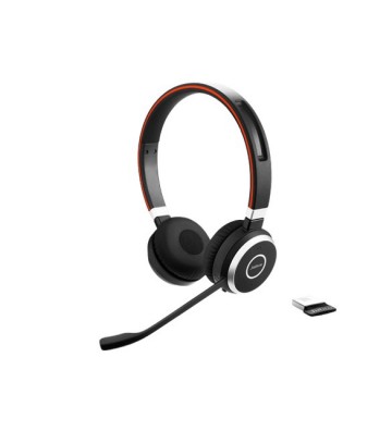 Jabra Evolve 65 Headset Kabel & trådløs Opkald musik USB Type-A Bluetooth Sort