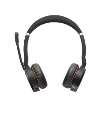 Jabra Evolve 75 Headset Kabel & trådløs Opkald musik Bluetooth Sort