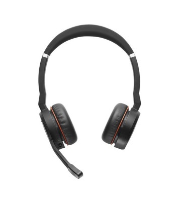 Jabra Evolve 75 Headset Kabel & trådløs Opkald musik Bluetooth Sort