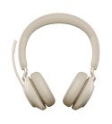 Jabra Evolve2 65, MS Stereo Headset Trådløs Kontor Callcenter USB Type-A Bluetooth Beige