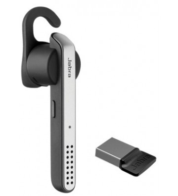 Jabra Stealth UC MS Headset Trådløs Ørekrog, I ørerne Opkald musik Micro-USB Bluetooth Sort