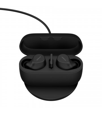 Jabra Evolve2 Buds Headset True Wireless Stereo (TWS) I ørerne Opkald musik Bluetooth Sort