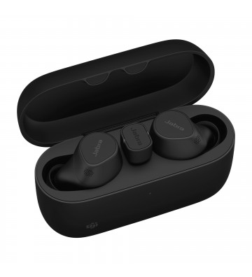 Jabra Evolve2 Buds Headset True Wireless Stereo (TWS) I ørerne Opkald musik Bluetooth Sort