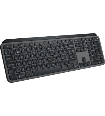 Logitech MX Keys S tastatur Universel RF trådløs + Bluetooth QWERTY Dansk, Finsk, Norsk, Svensk Grafit