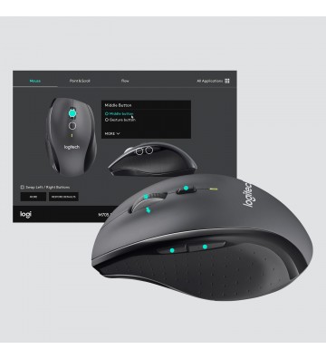 Logitech Customizable Mouse M705 mus Kontor Højre hånd RF trådløst Optisk 1000 dpi