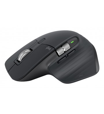 Logitech MX Master 3S mus Kontor Højre hånd RF trådløs + Bluetooth Laser 8000 dpi