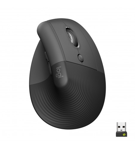 Logitech Lift mus Kontor Højre hånd RF trådløs + Bluetooth Optisk 4000 dpi