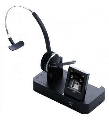 Jabra Pro 9470 Headset Kabel & trådløs Kontor Callcenter Micro-USB Bluetooth Sort