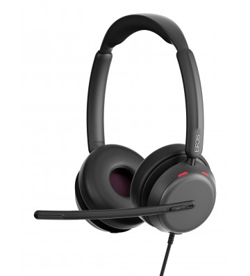 EPOS IMPACT 860T ANC Headset Ledningsført Kontor Callcenter USB Type-C Sort