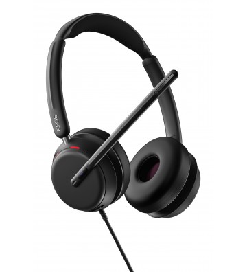 EPOS IMPACT 860T Headset Ledningsført Kontor Callcenter USB Type-C Sort