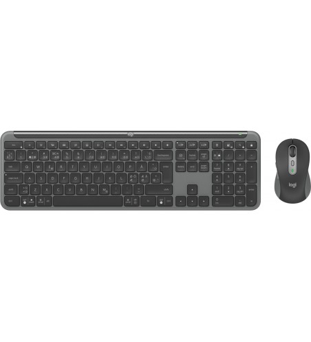 Logitech MK950 Signature for Business tastatur Mus inkluderet Kontor RF trådløs + Bluetooth QWERTY Dansk, Finsk, Norsk, Svensk