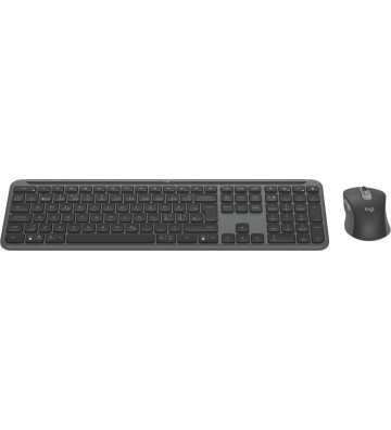 Logitech MK950 Signature for Business tastatur Mus inkluderet Kontor RF trådløs + Bluetooth QWERTY Dansk, Finsk, Norsk, Svensk