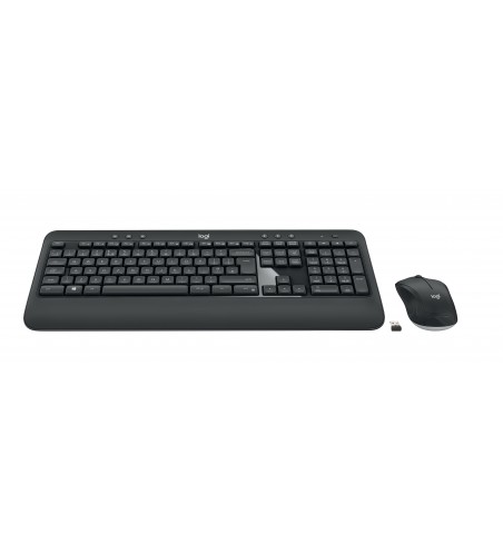 Logitech Advanced MK540 tastatur Mus inkluderet Universel USB QWERTY Nordisk Sort, Hvid