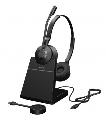 Jabra Engage 55 SE Headset Trådløs Kontor Callcenter Sort