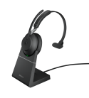 Jabra Evolve2 65 - USB-A MS Teams Mono with Charging Stand - Black