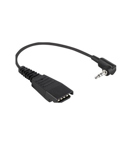 QD Cord to 3.5mm plug without call controller e.g. Blackberries, I-Phones