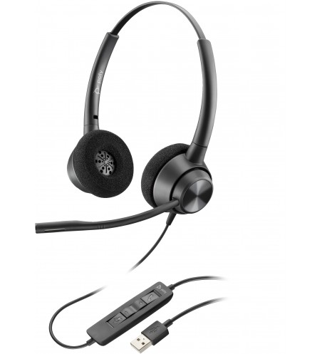 POLY|HP EncorePro 310 Monaural USB-A Headset TAA