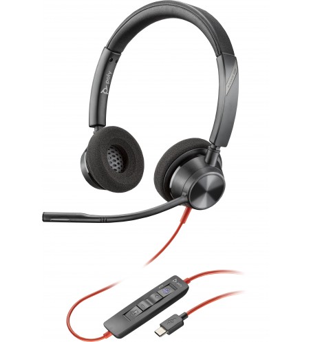 POLY|HP Blackwire 3320 Microsoft Teams Certified USB-C Headset