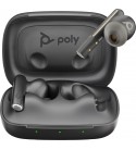 POLY|HP Voyager Free 60 UC Carbon Black Earbuds +BT700 USB-A Adapter +Basic Charge Case