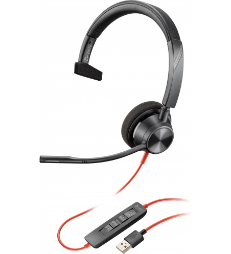 POLY|HP Blackwire 5210 Monaural USB-A Headset (Bulk)