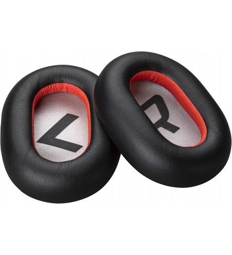 POLY|HP Voyager 8200 Black Leatherette Ear Cushions (2 Pieces)