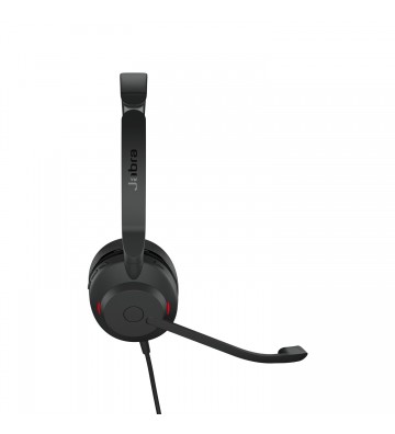Jabra Evolve2 30, UC Stereo Headset Ledningsført Kontor Callcenter USB Type-C Sort